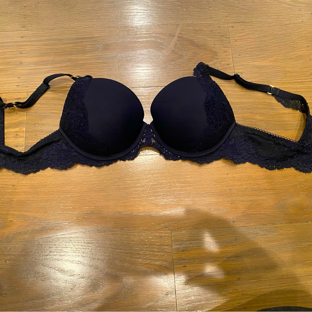 Stella McCartney 32D dark navy bra